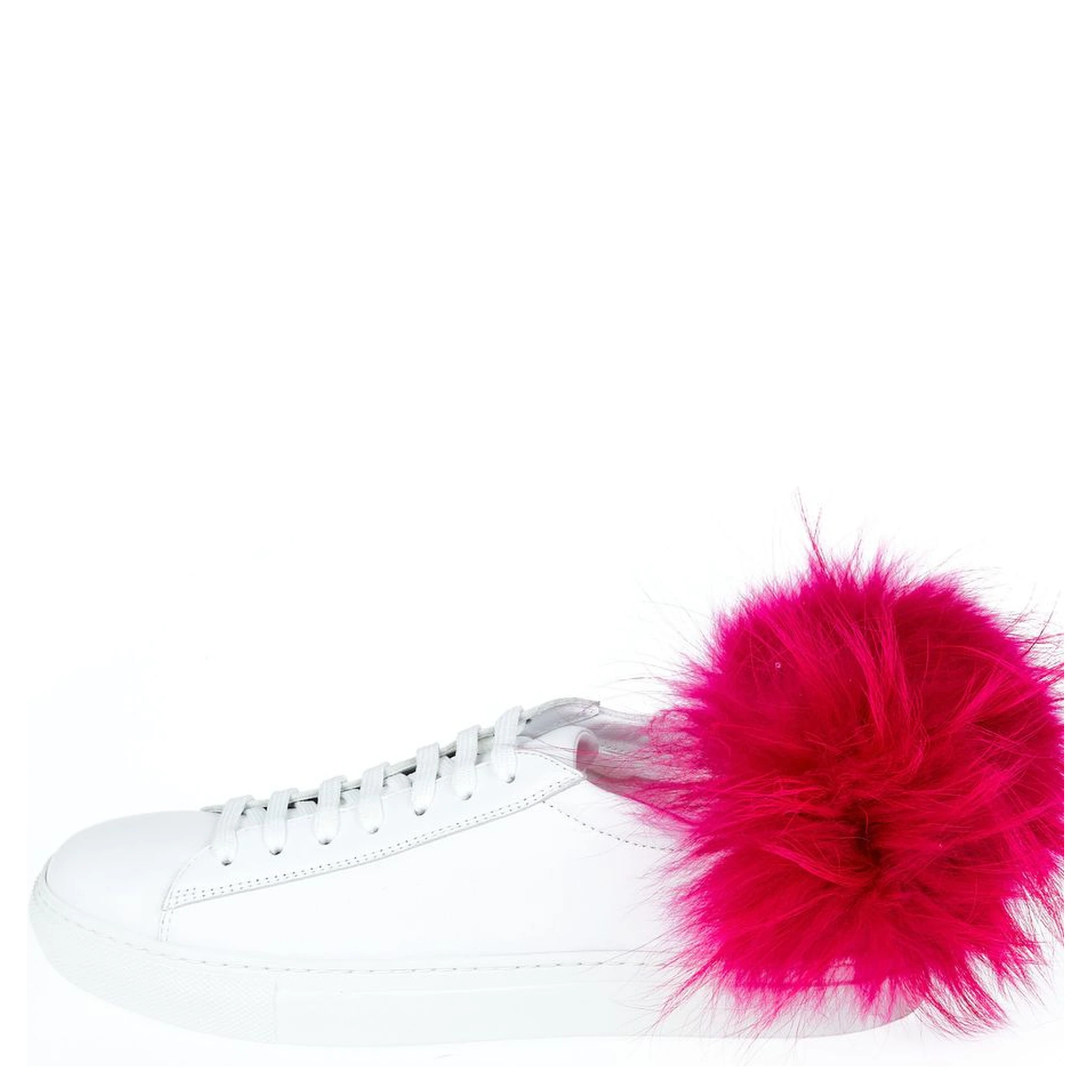 White Lamb Leather Women Sneaker