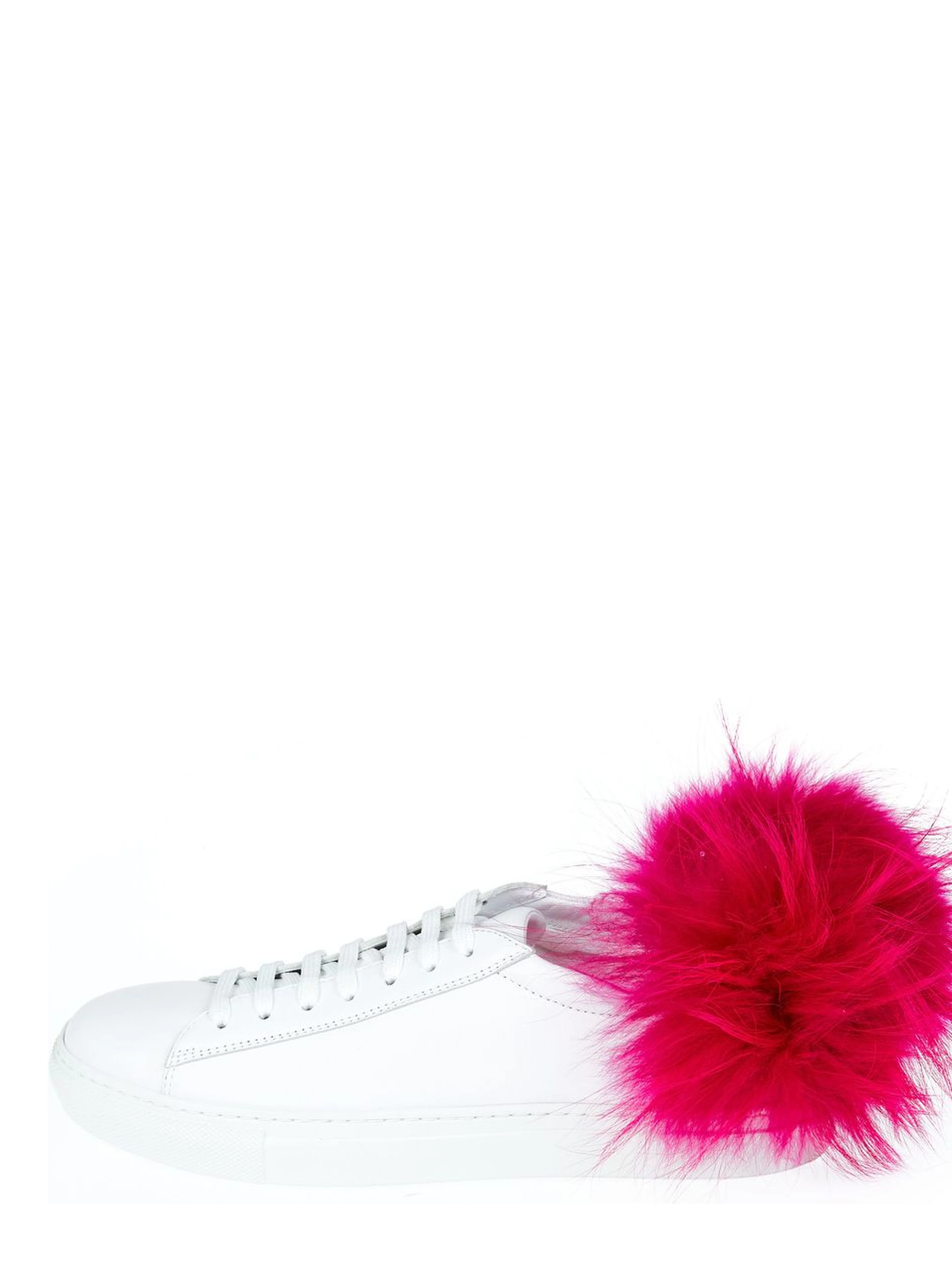 White Lamb Leather Women Sneaker