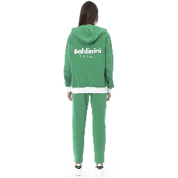 Green Cotton Women Sweater
