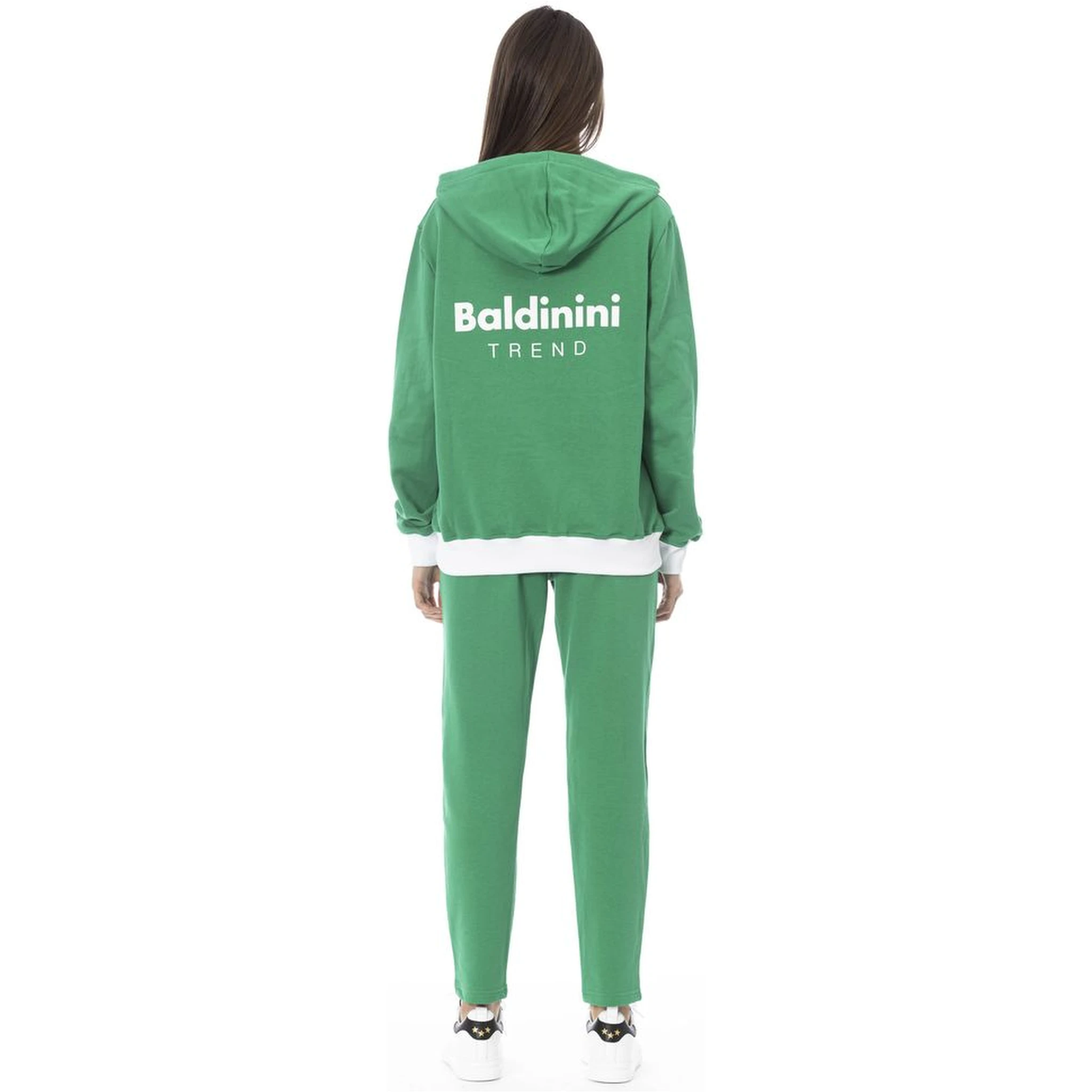 Green Cotton Women Sweater