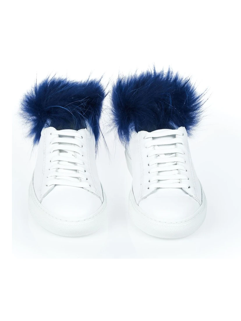 White Lamb Leather Women Sneaker
