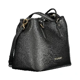 Nero Polyurethane Women Handbag