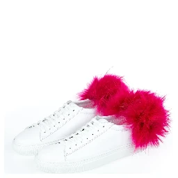 White Lamb Leather Women Sneaker