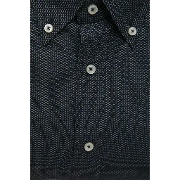 Black Cotton Men Shirt