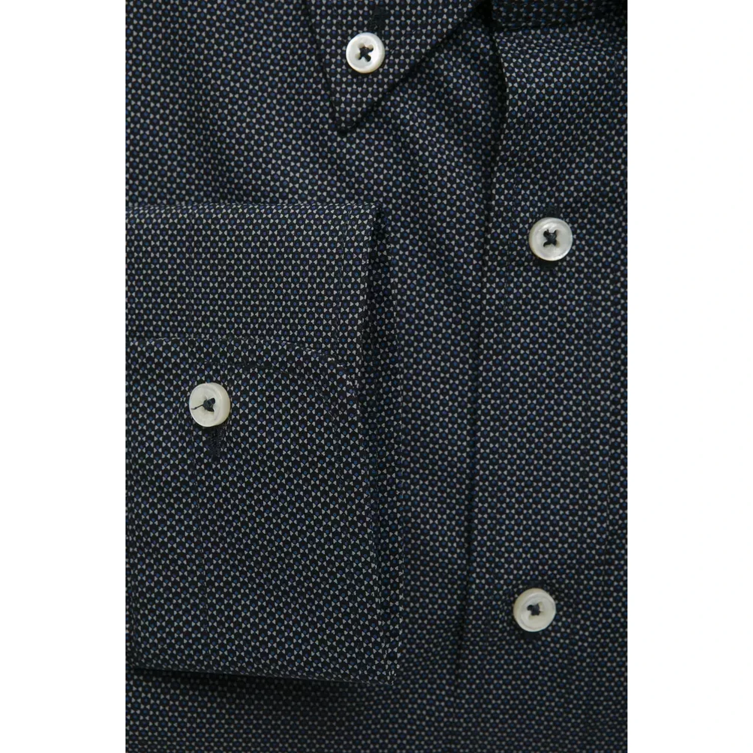 Black Cotton Men Shirt