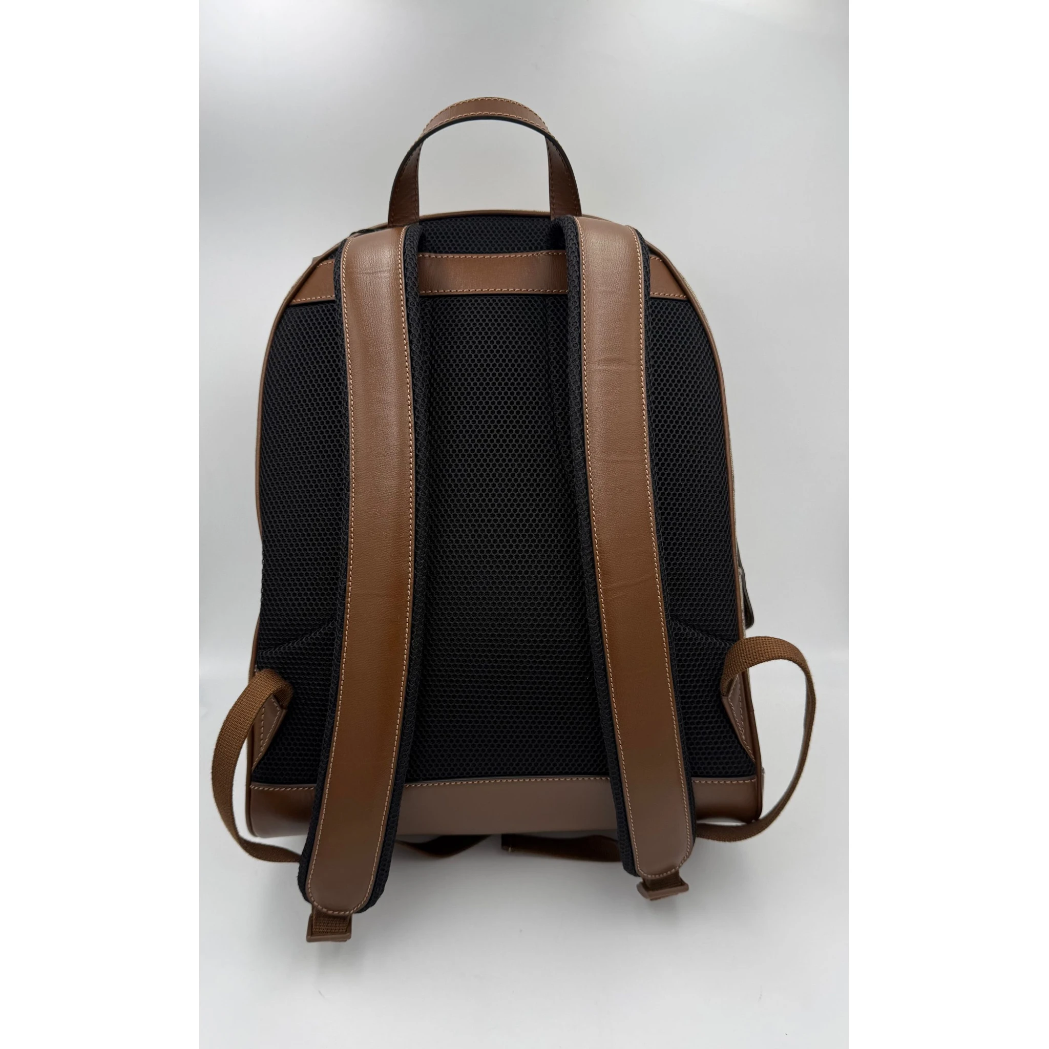 GUCCI GG Supreme and Leather Backpack