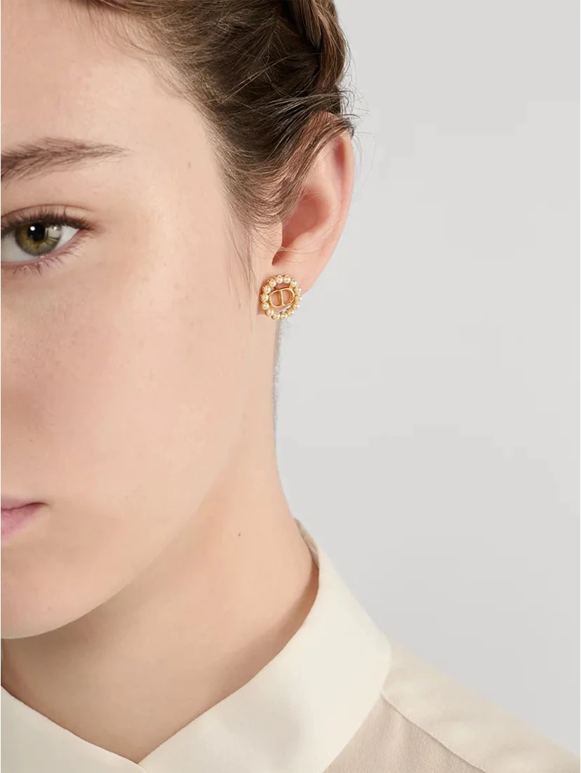 CHRISTIAN DIOR PETIT CD earrings