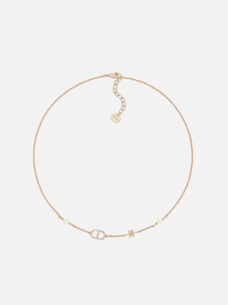 CHRISTIAN DIOR PETIT CD DAISY necklace