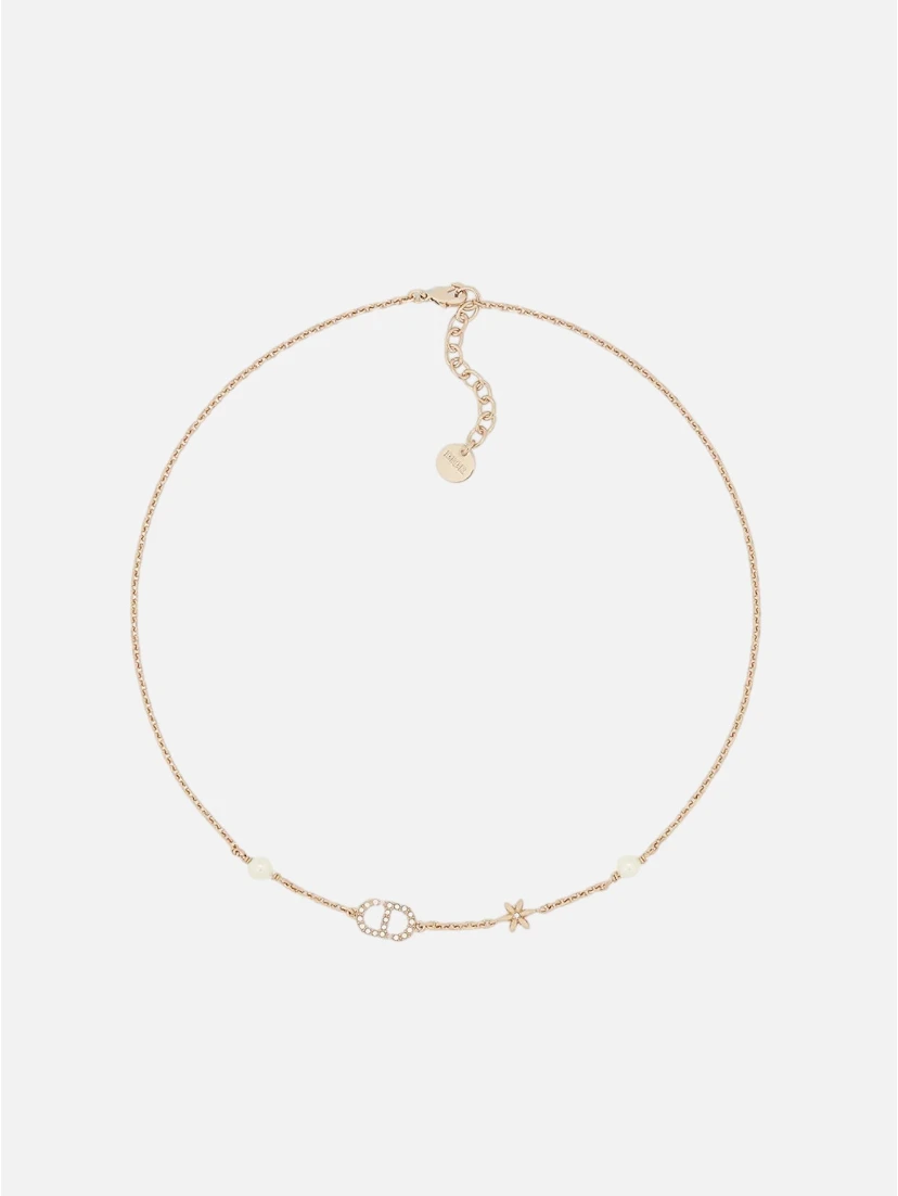 CHRISTIAN DIOR PETIT CD DAISY necklace