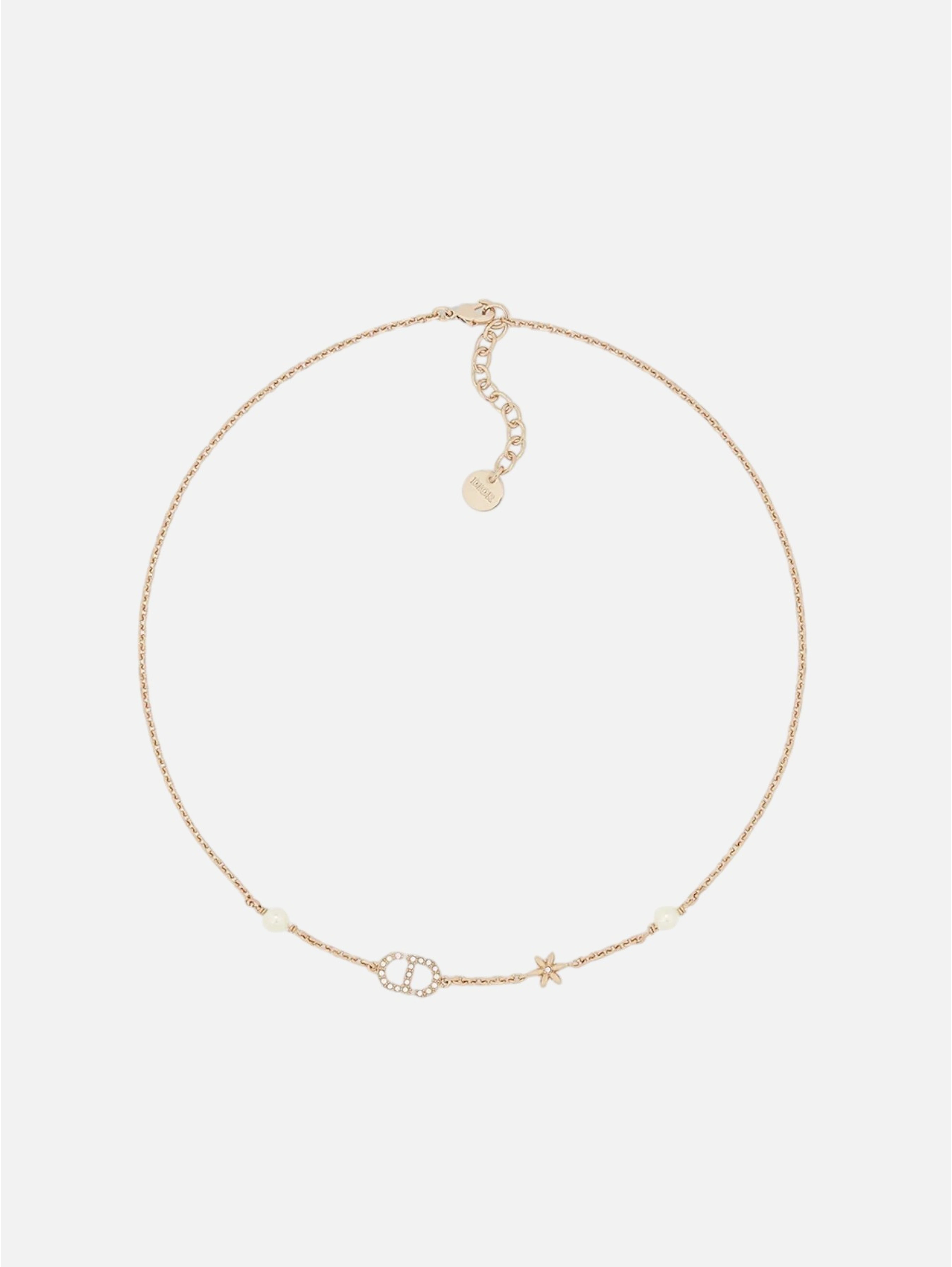 CHRISTIAN DIOR PETIT CD DAISY necklace