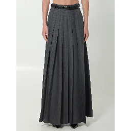 Pleated maxi dress