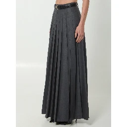 Pleated maxi dress