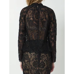 Black lace blouse