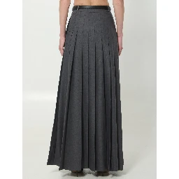 Pleated maxi dress