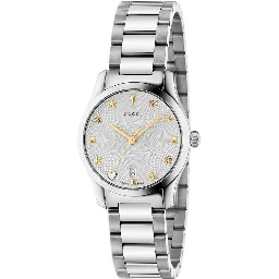 Gray Stainless Steel Dress Watch