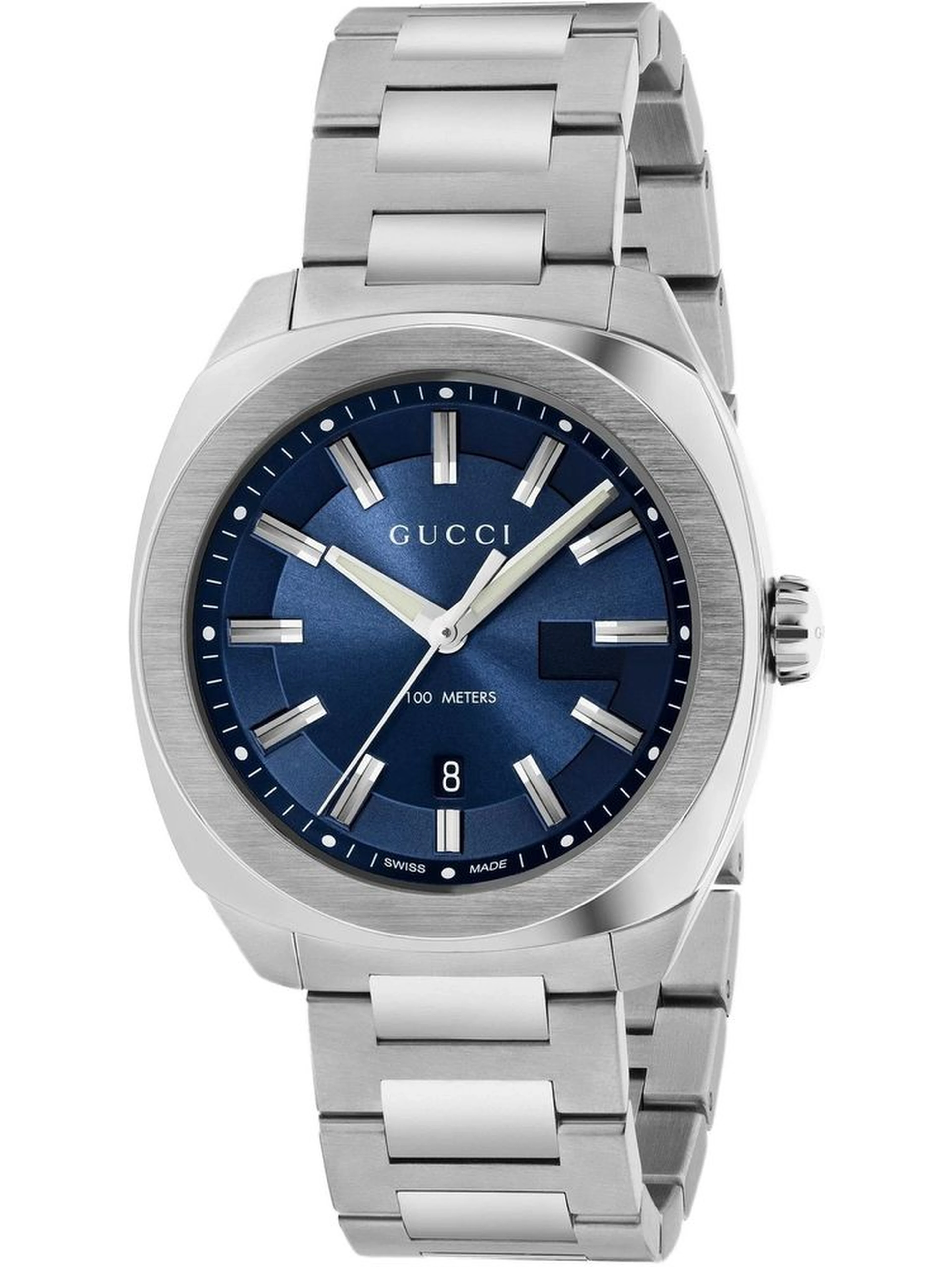 Gray Stainless Steel Dress Watch