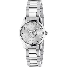 Gray Stainless Steel Dress Watch