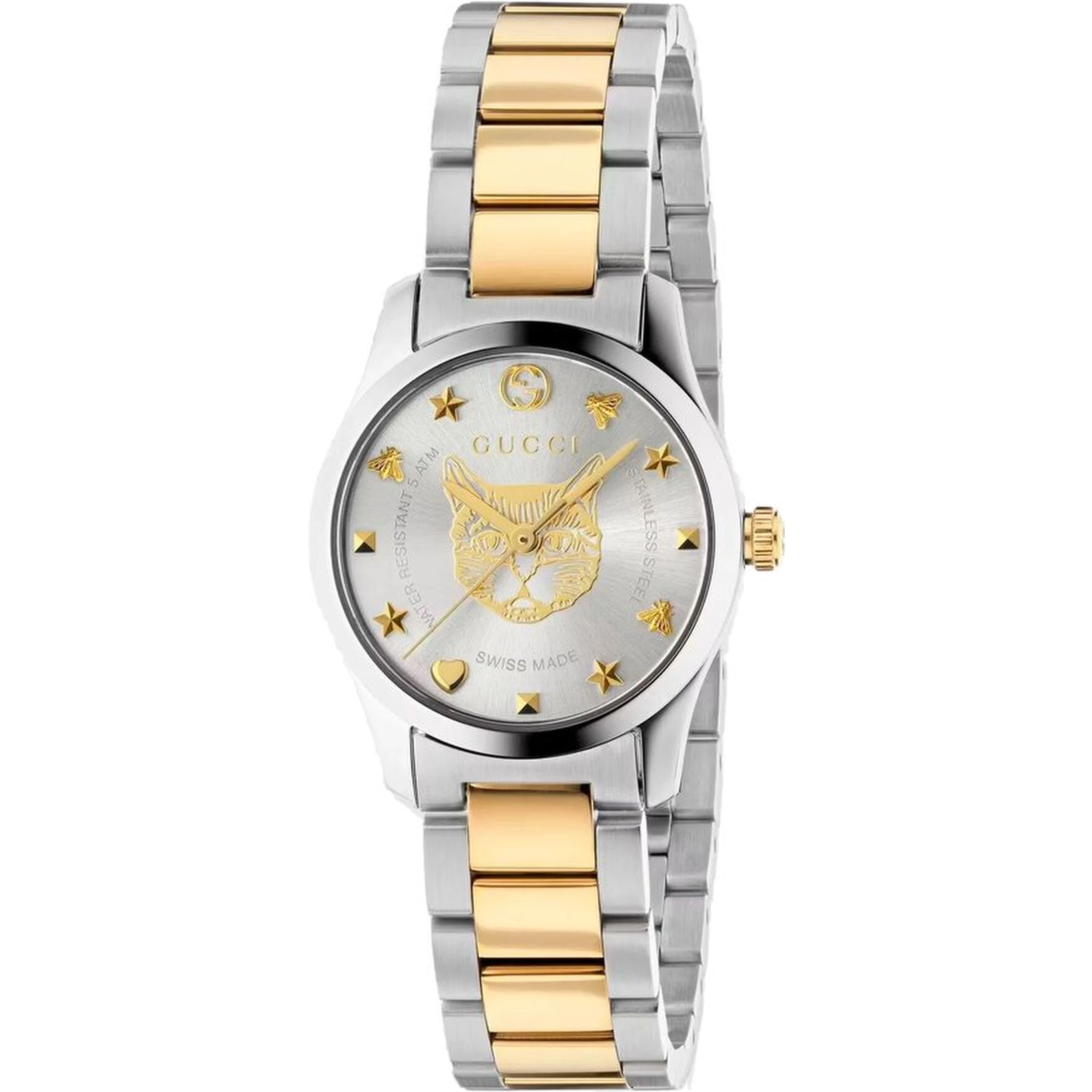 Gold Stainless Steel Dress Watch