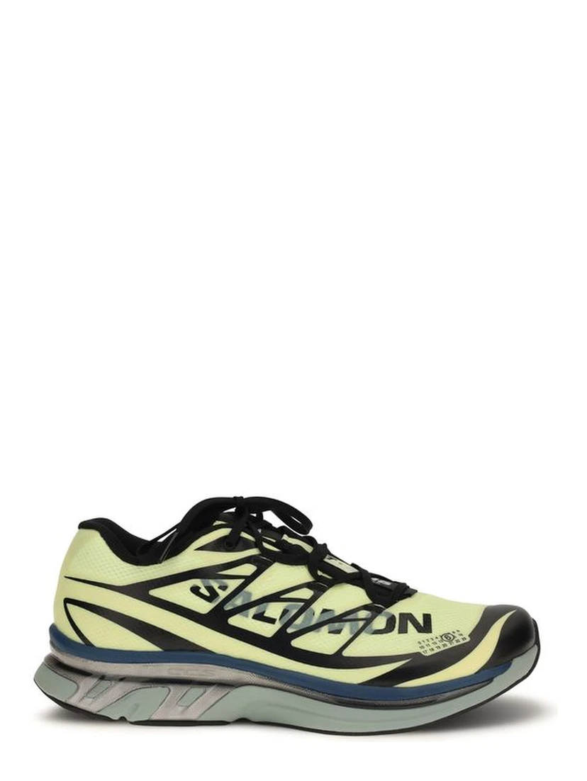Black Polyamide Athletic Sneakers