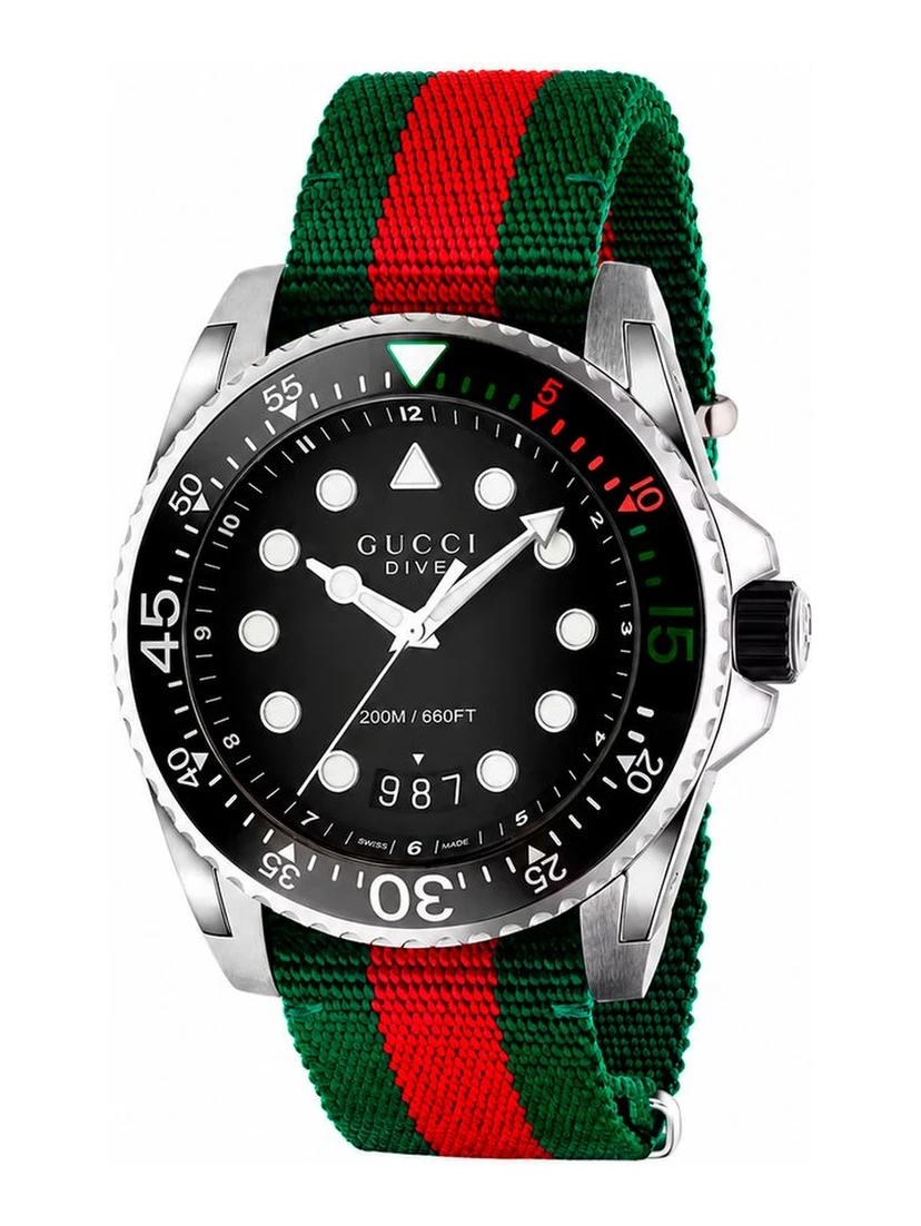Multicolor Nylon Sport Watch