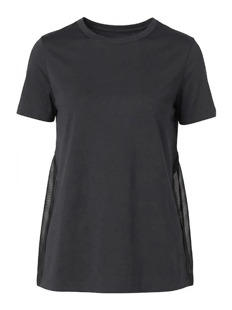 Black Cotton T-Shirt