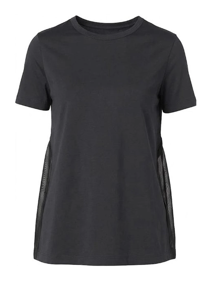 Black Cotton T-Shirt