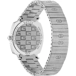 Gray Stainless Steel Dress Watch