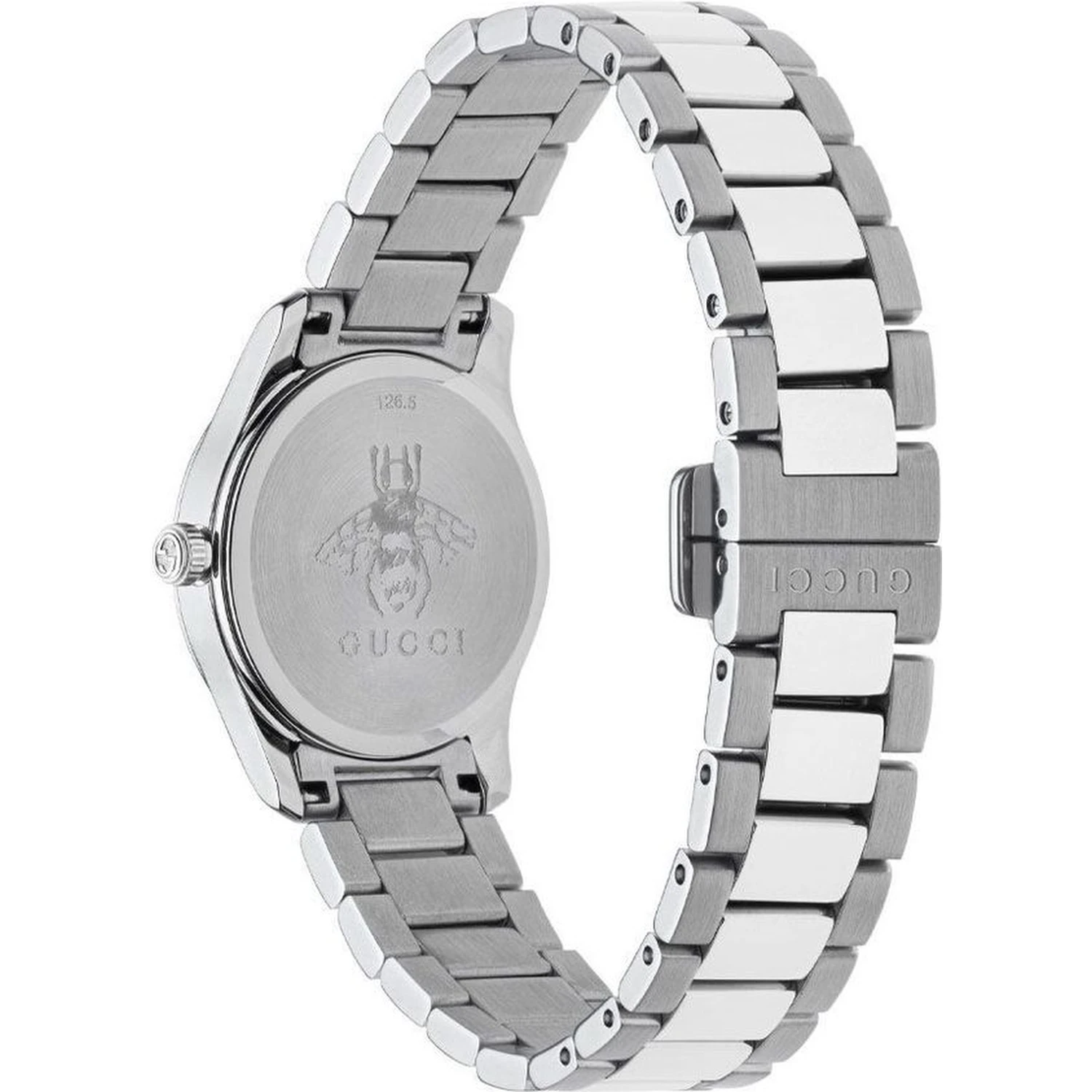 Gray Stainless Steel Dress Watch