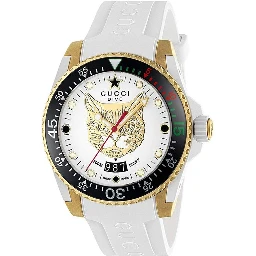 White Rubber Sport Watch