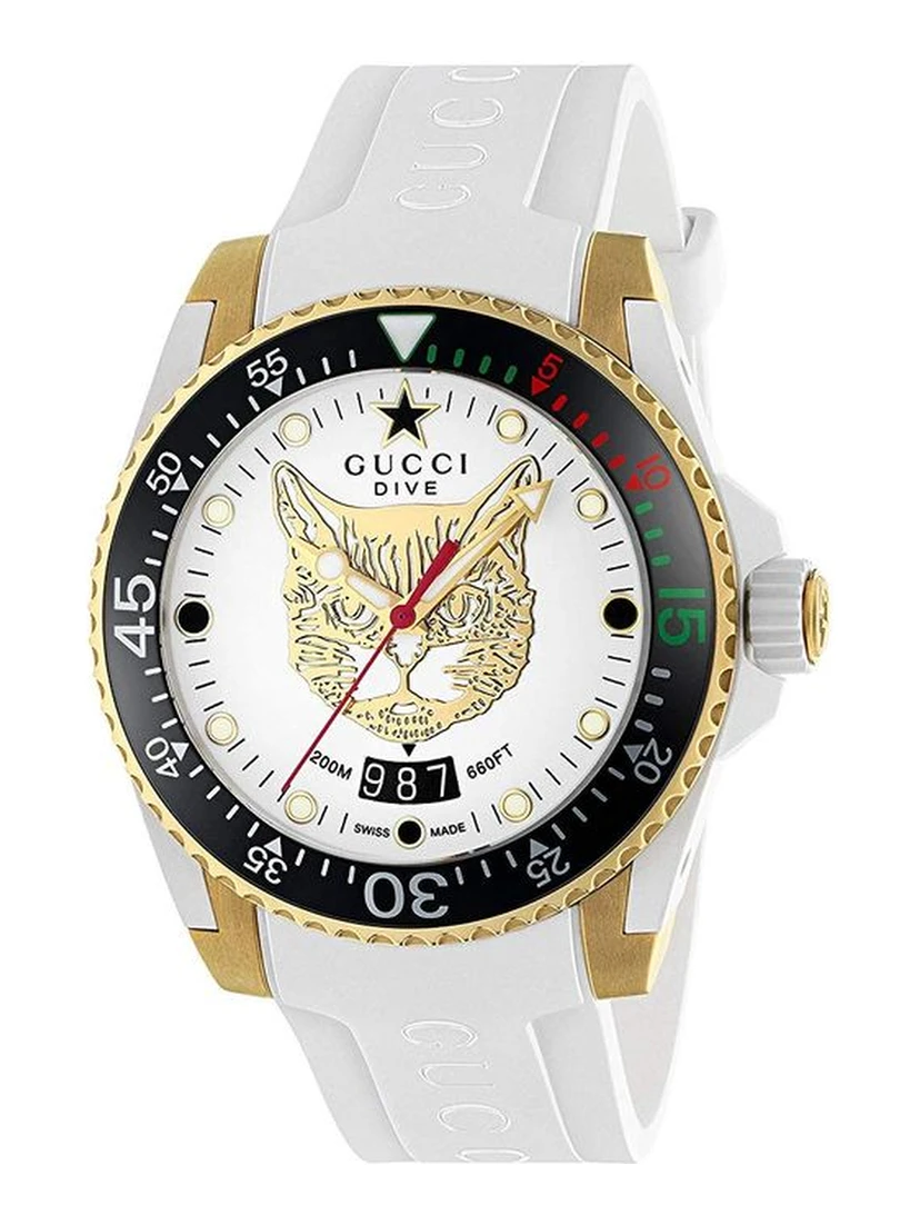 White Rubber Sport Watch