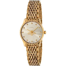 Gold Stainless Steel Dress Watch