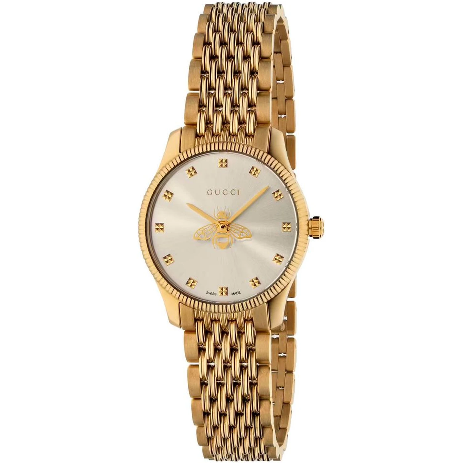 Gold Stainless Steel Dress Watch