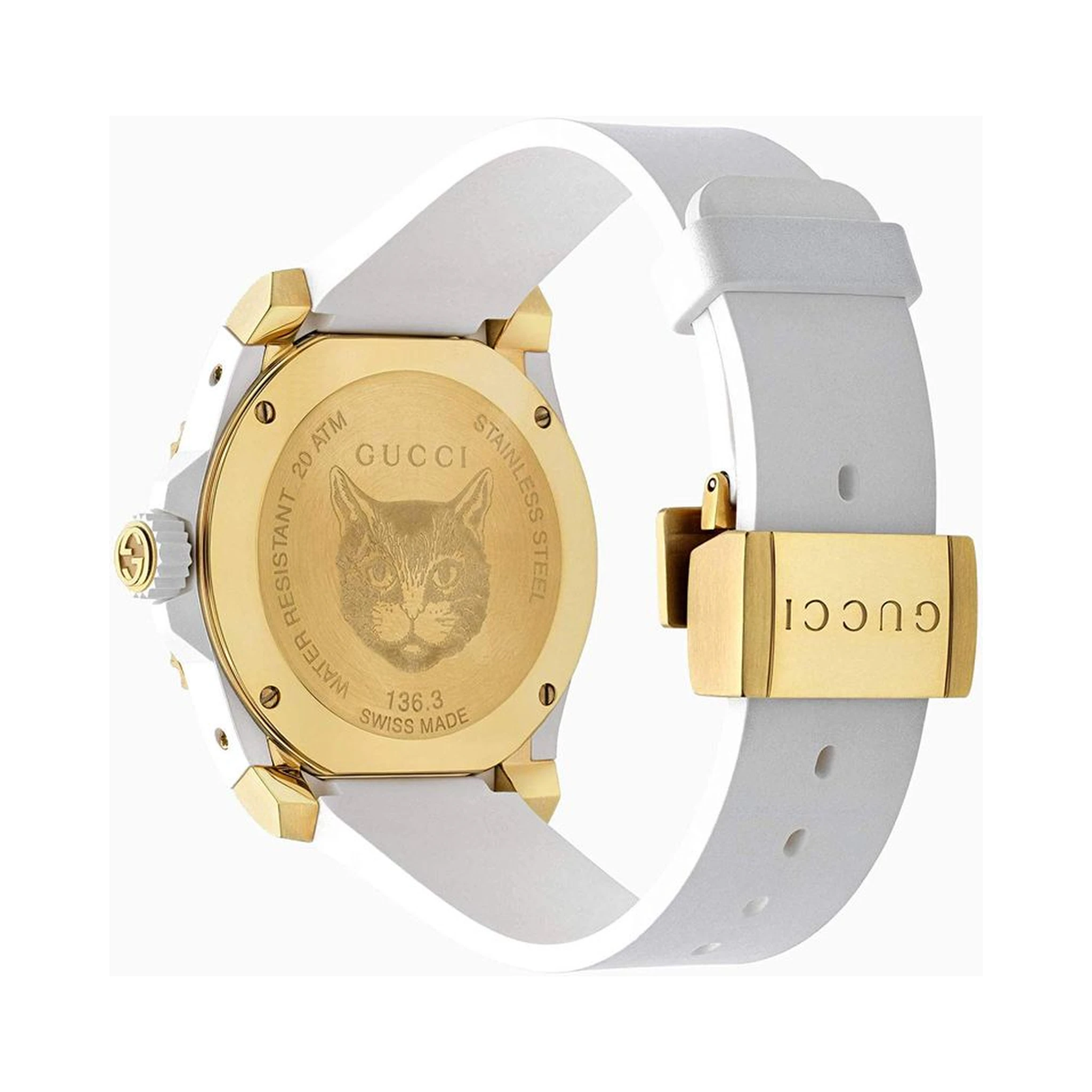 White Rubber Sport Watch