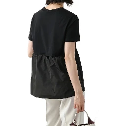Black Cotton T-Shirt