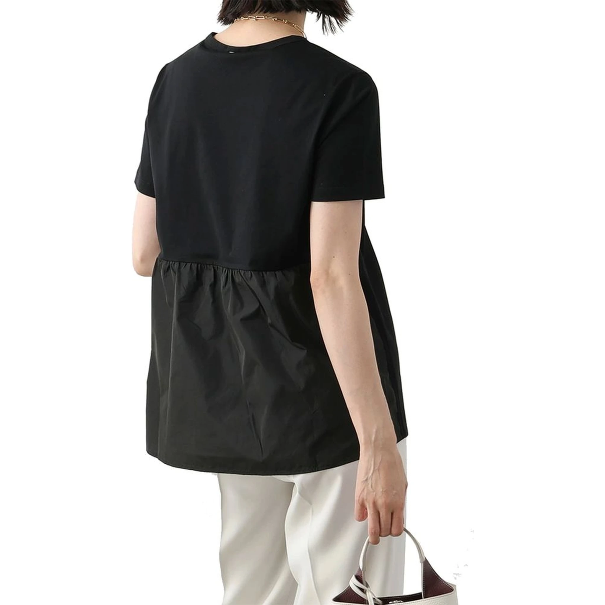 Black Cotton T-Shirt