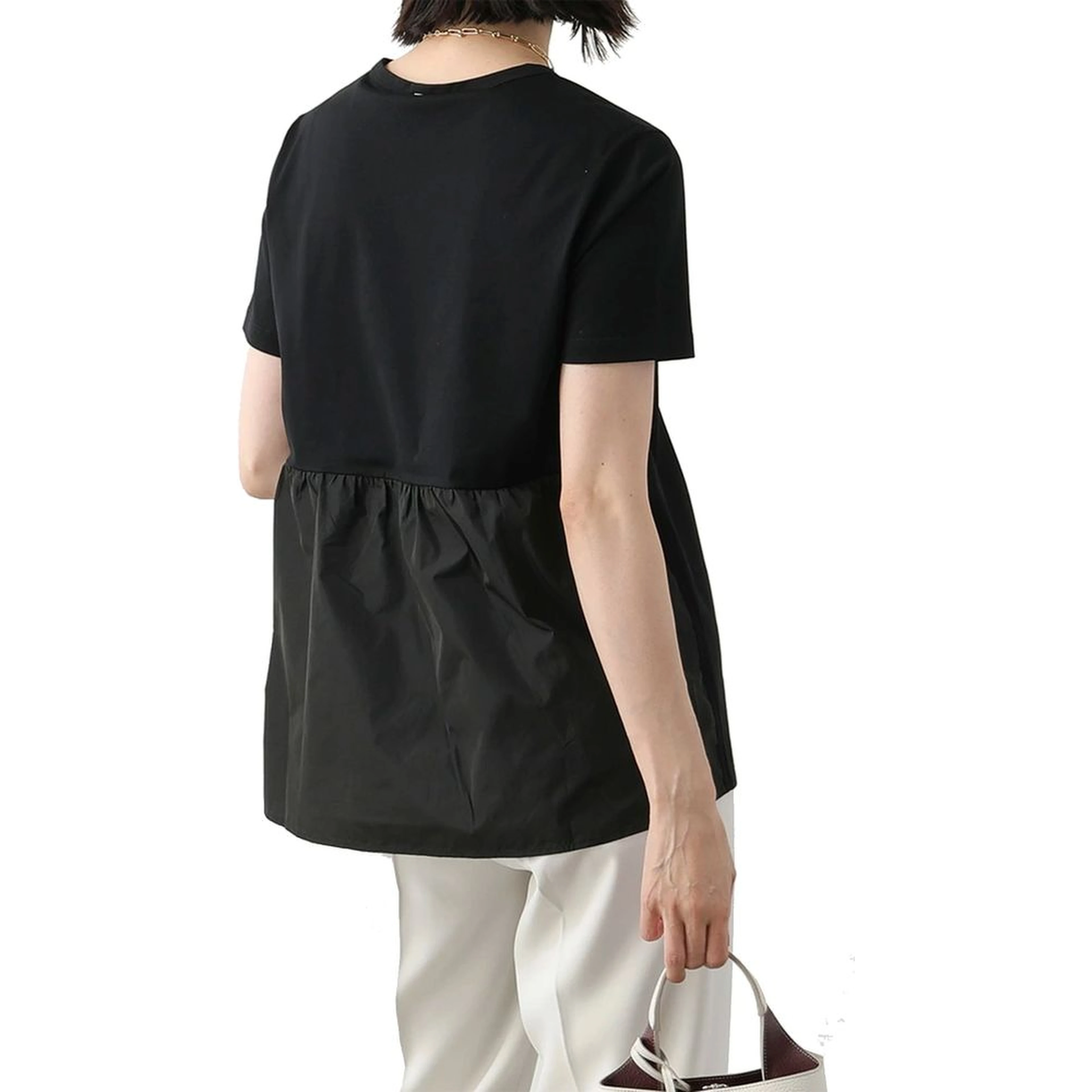 Black Cotton T-Shirt