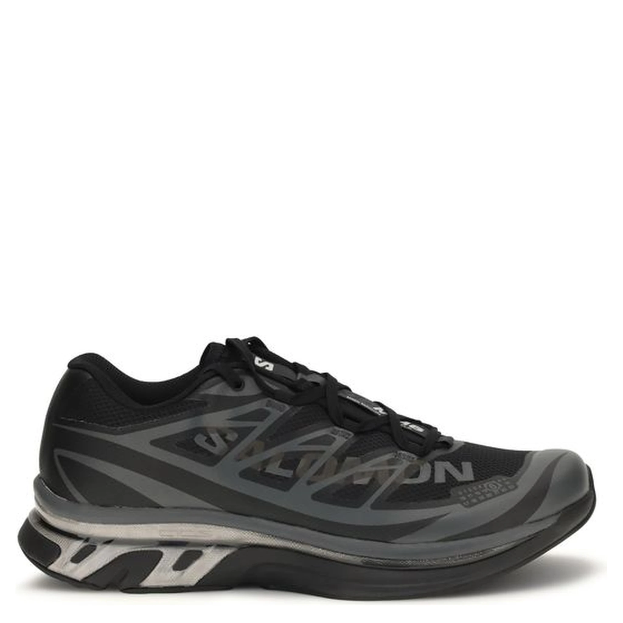 Black Polyamide Athletic Sneakers