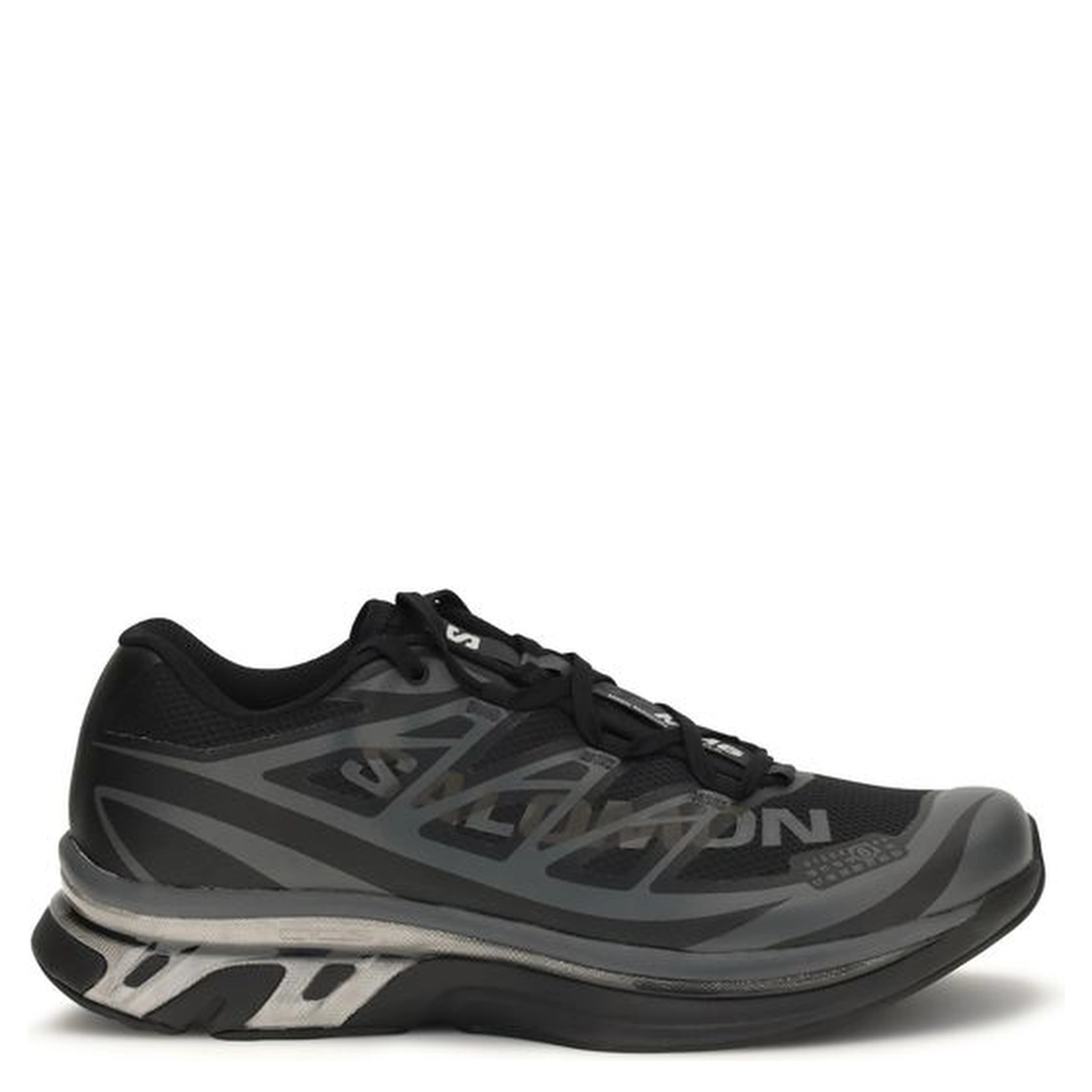 Black Polyamide Athletic Sneakers