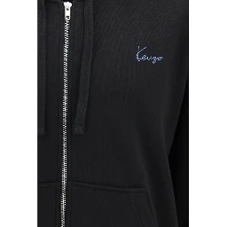 Black Cotton Sweatshirt