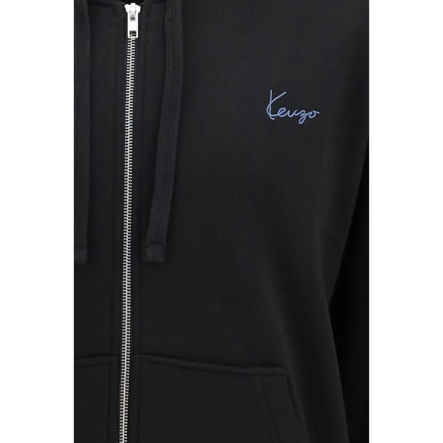 Black Cotton Sweatshirt