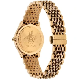 Gold Stainless Steel Dress Watch