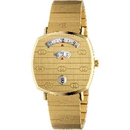 Gold Stainless Steel Dress Watch