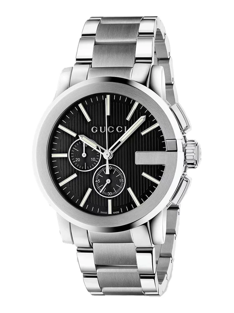 Gray Stainless Steel Dress Watch