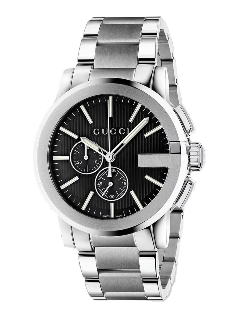 Gray Stainless Steel Dress Watch