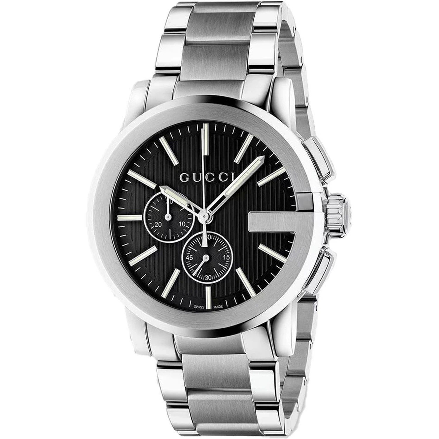 Gray Stainless Steel Dress Watch