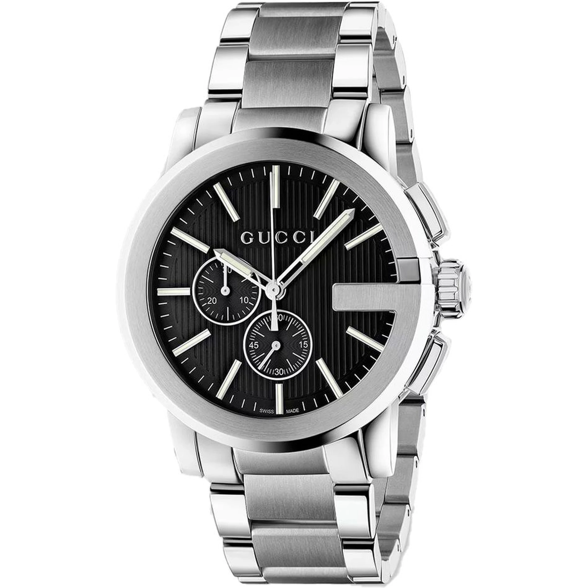 Gray Stainless Steel Dress Watch