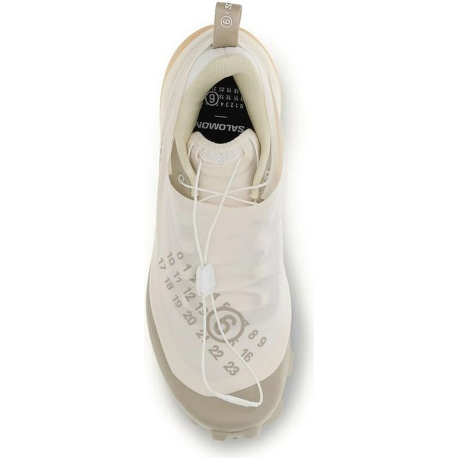 White Polyamide Athletic Sneakers