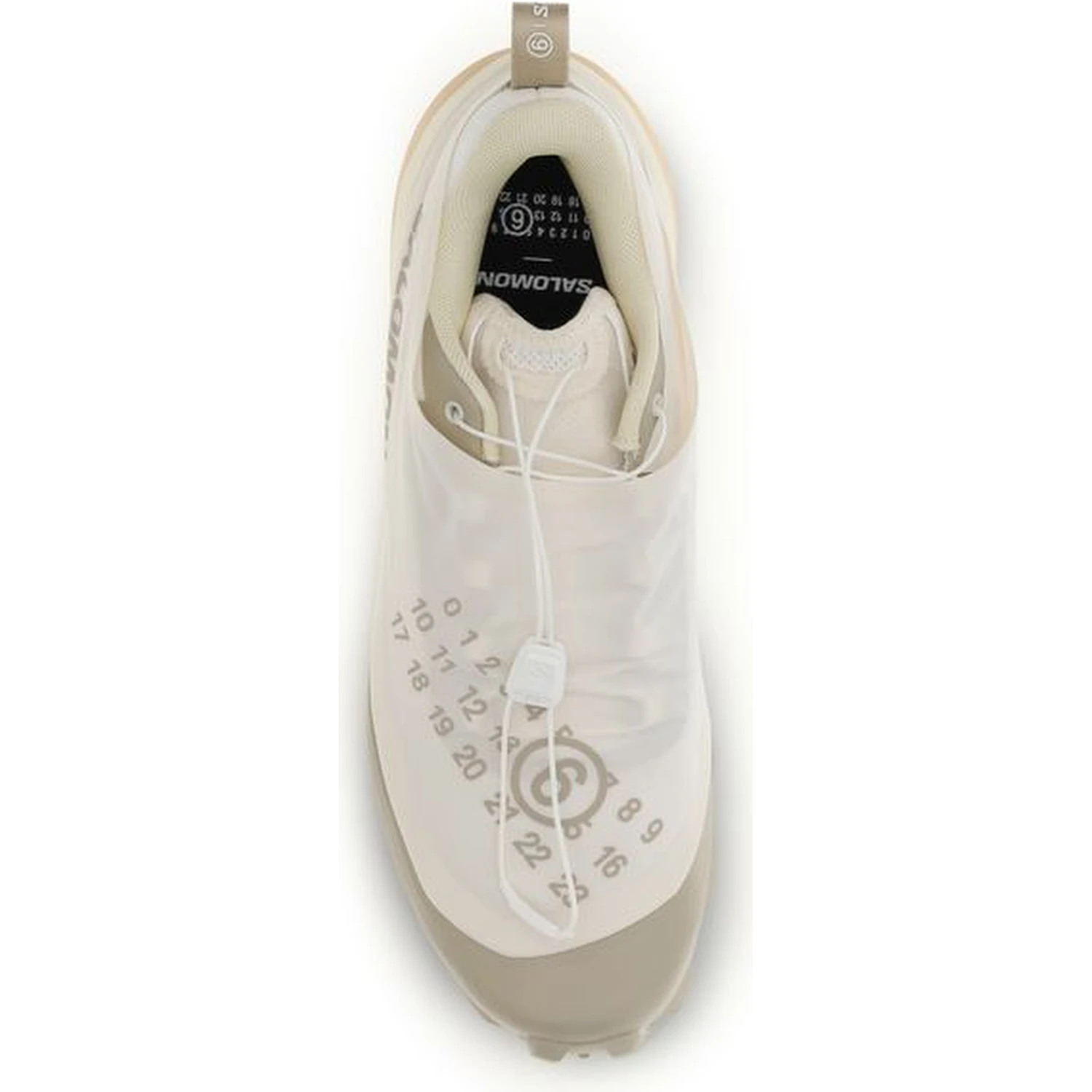 Beige Polyester Athletic Sneakers