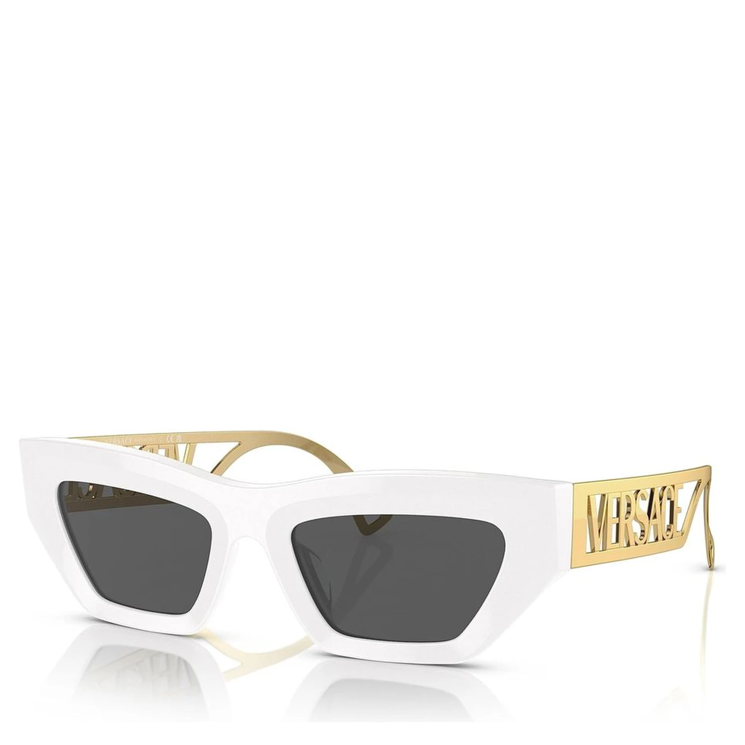 White Acetate Sunglasses
