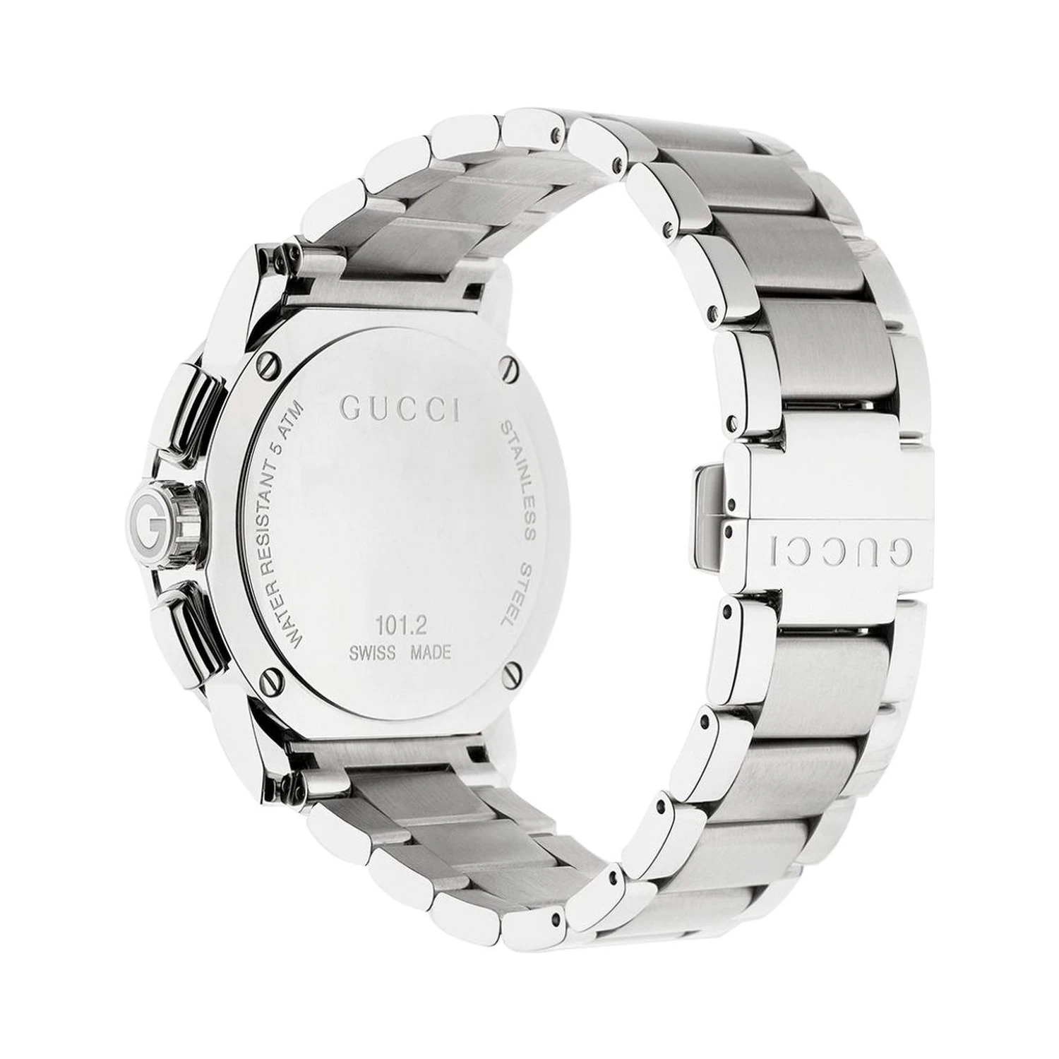 Gray Stainless Steel Dress Watch